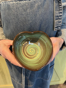 Turquoise Heart Bowl