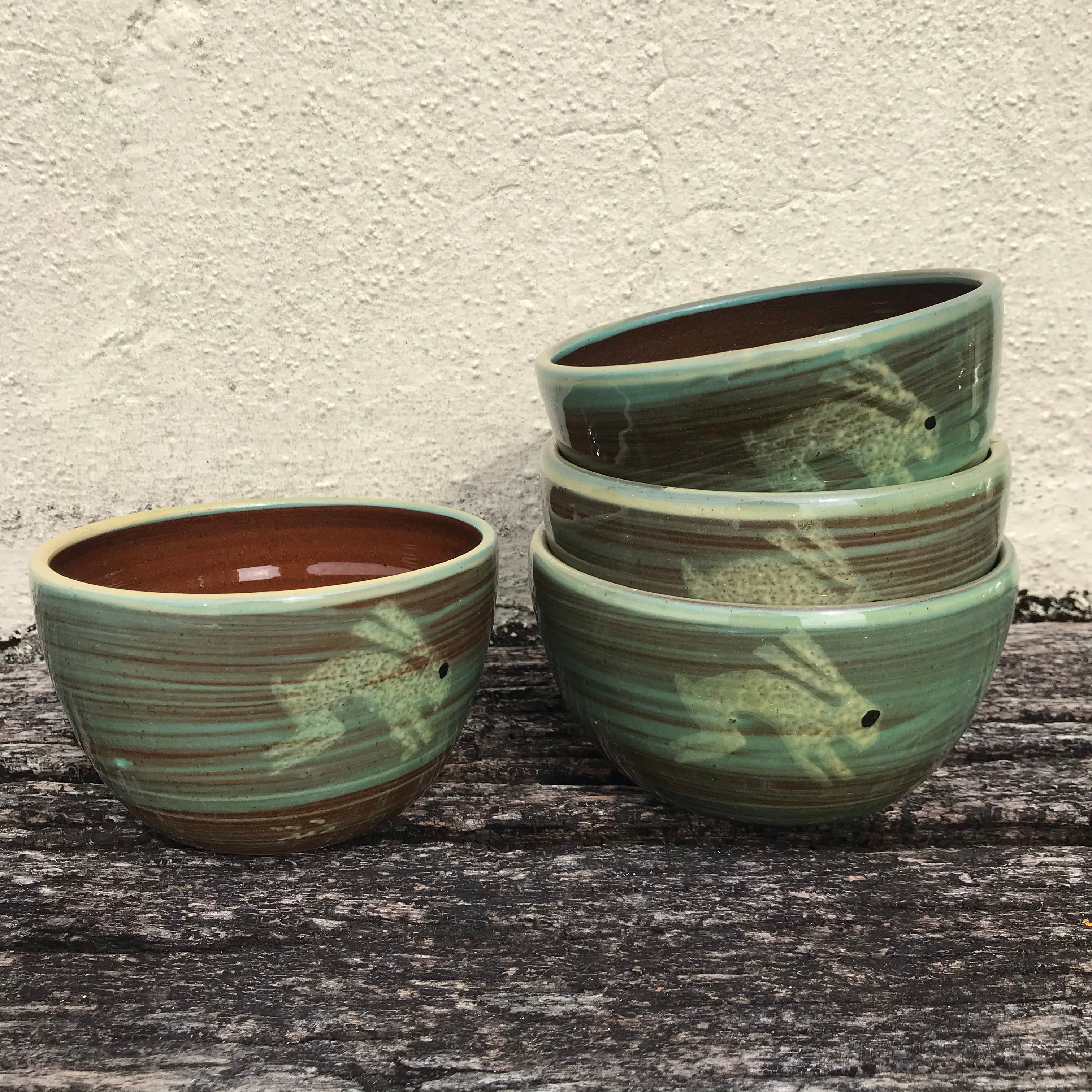 Turquoise Hare Bowl