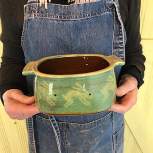 Turquoise Baker with Hares