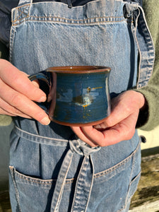 Dark Blue Oystercatcher Mug