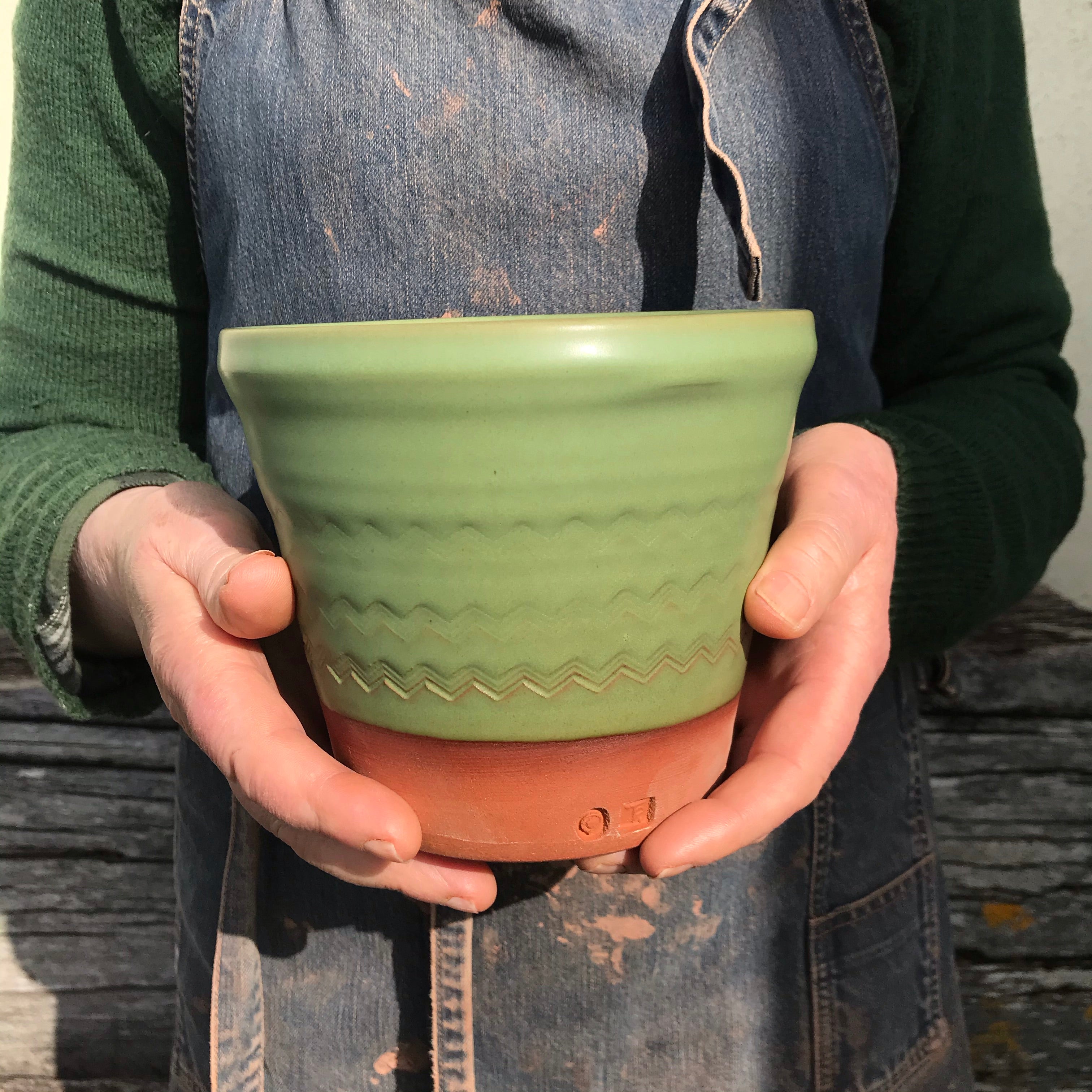 Green Plant Pot