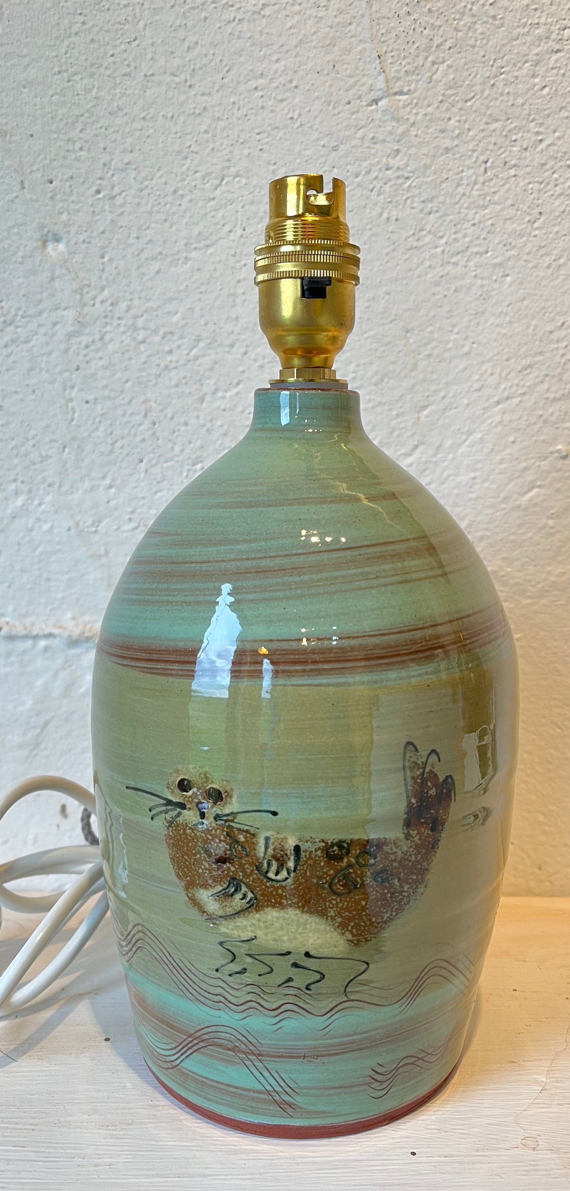 Turquoise Seal Lampbase