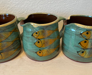 Turquoise Fish Jug