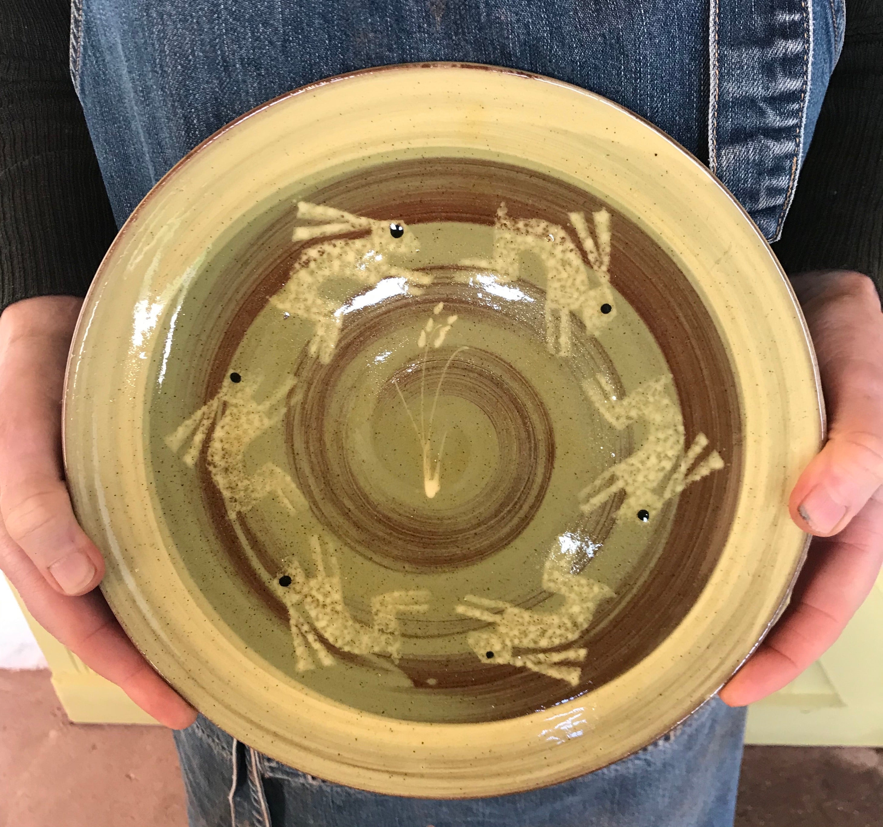 Pale Green Hare Plate