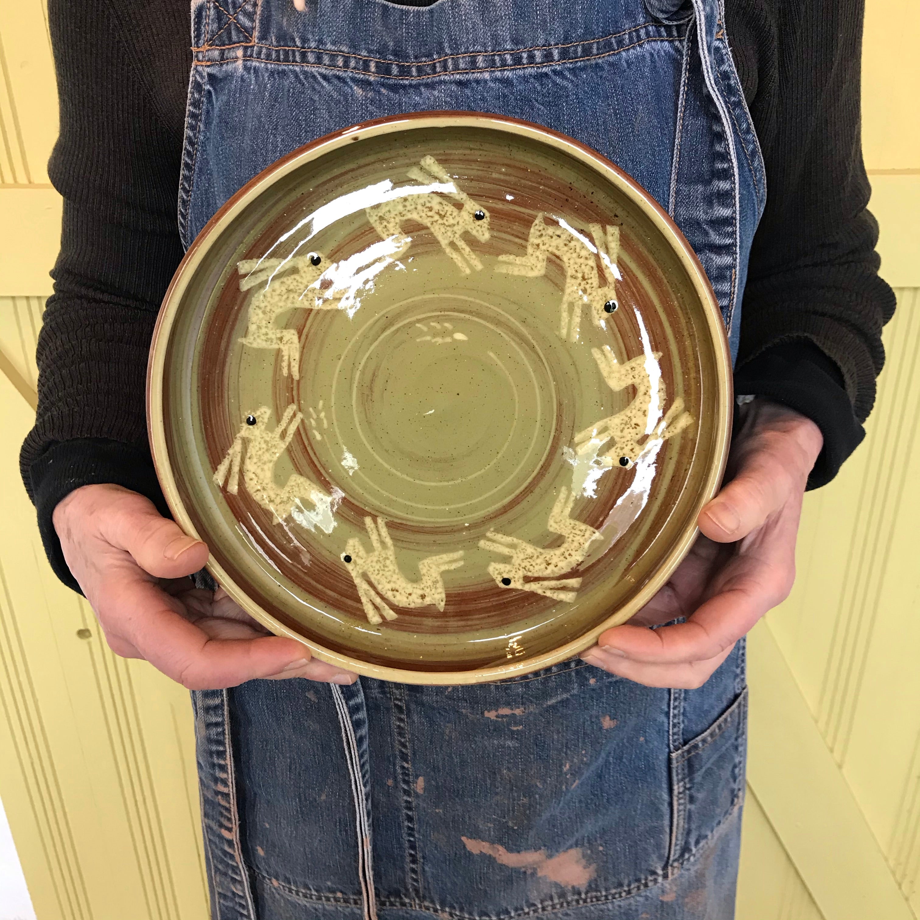 Pale Green Hare Plate