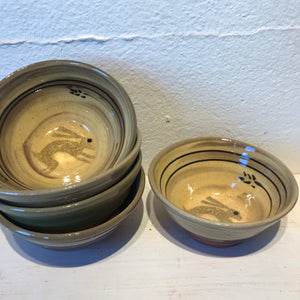 Cream Hare Bowl