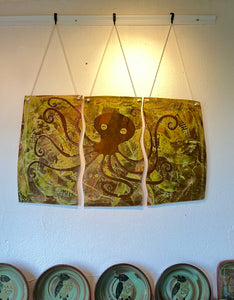 Large Octopus Wall Hanging