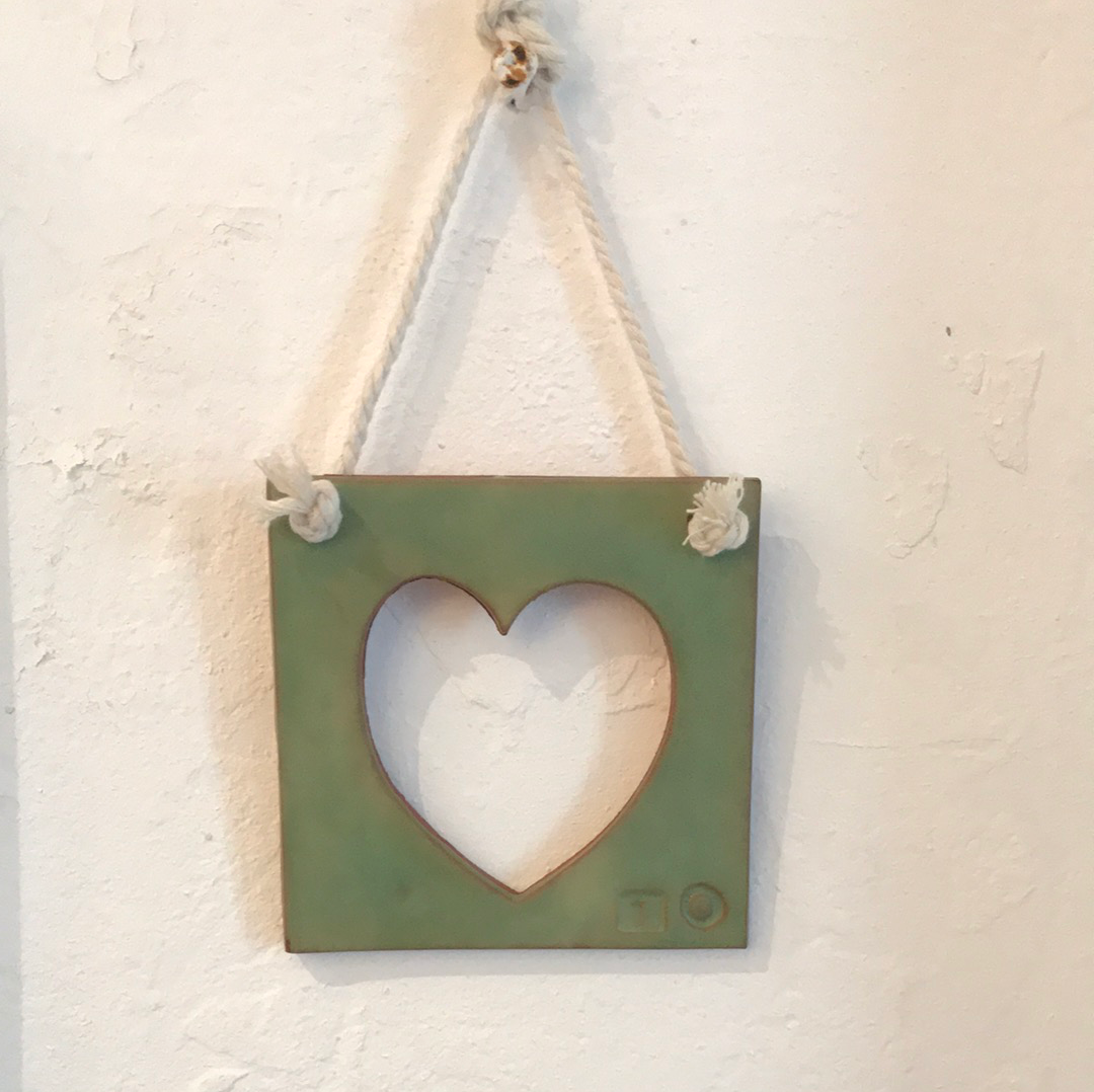 Green Heart Hanger