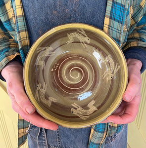 Pale Green Hare Bowl