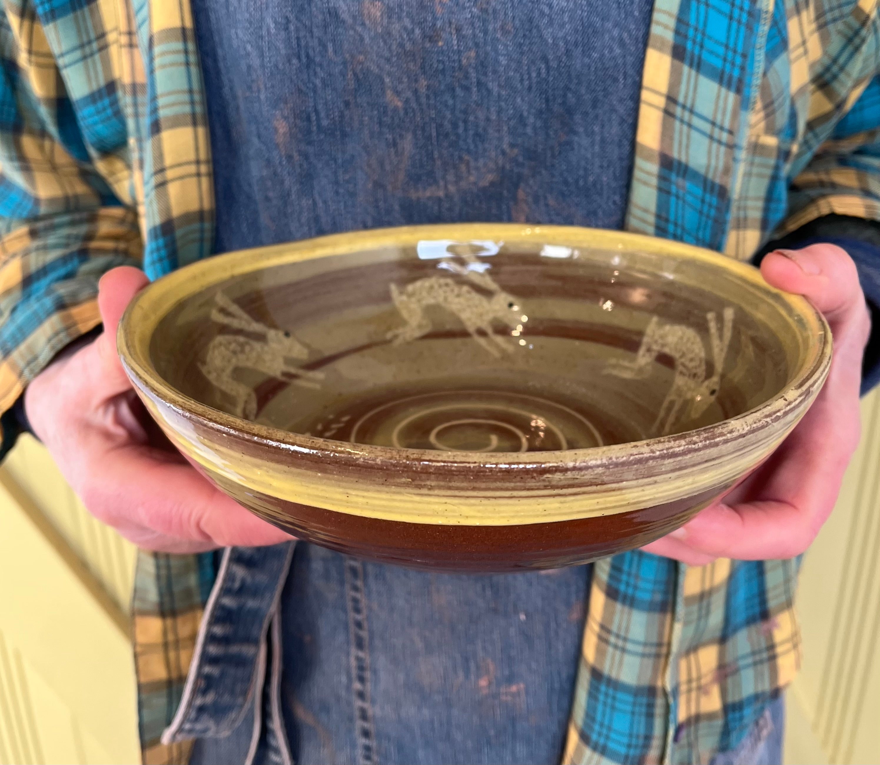 Pale Green Hare Bowl
