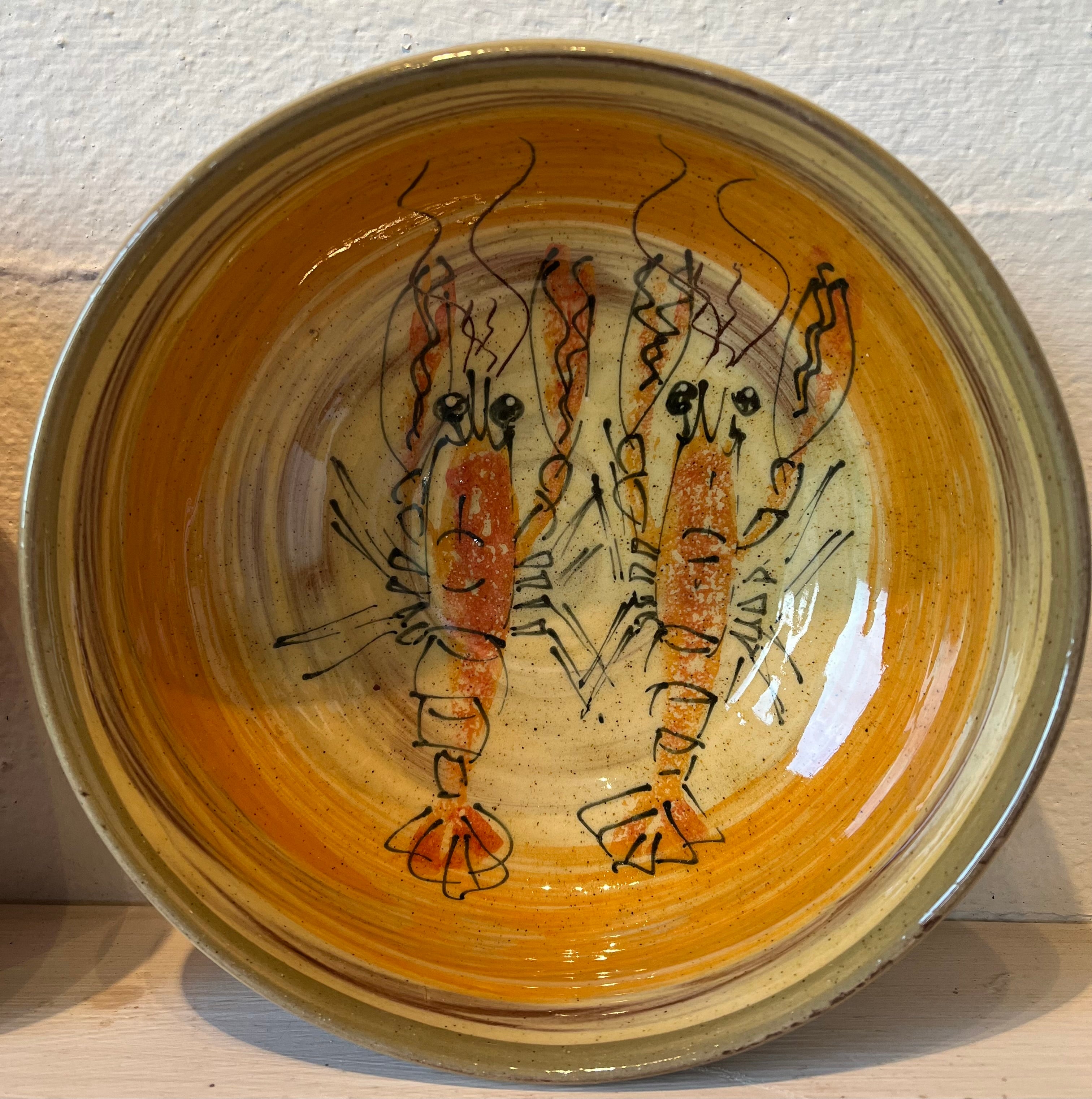 Orange and cream langoustine Bowl