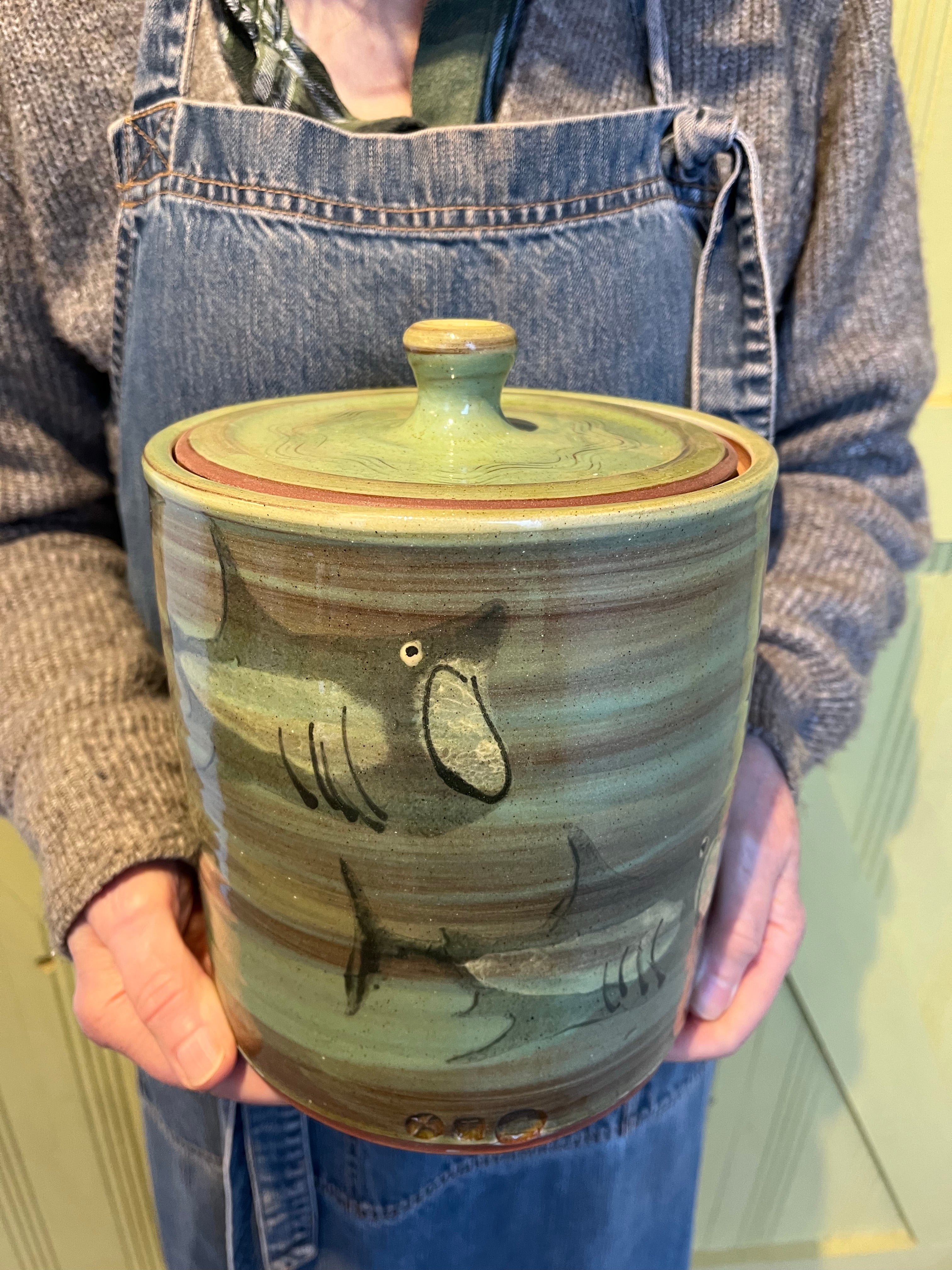 Basking Shark Lidded Pot